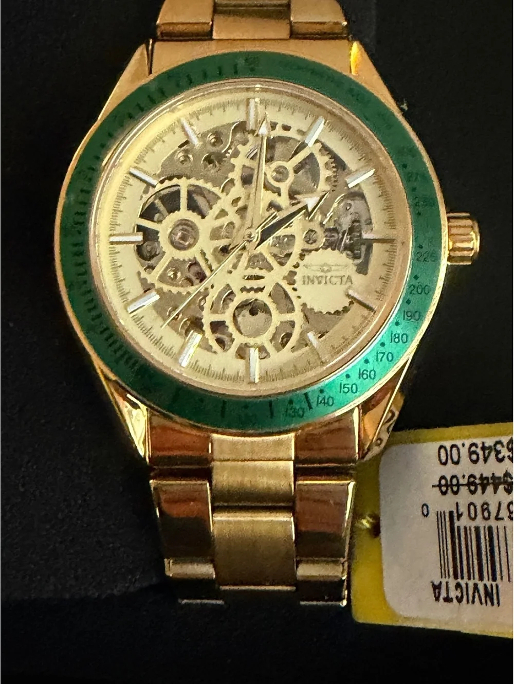 $349 INVICTA Automatic Objet D art excelsior skeleton dial watch 43mm